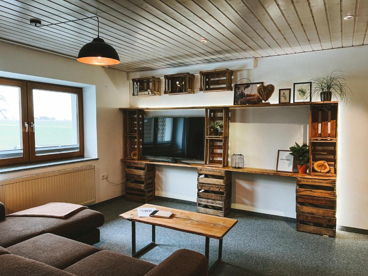 Schrozberg Dorfplatz Loft - Grosszuegig & Modern Nur 10Min Von Rothenburg Odt 아파트 외부 사진
